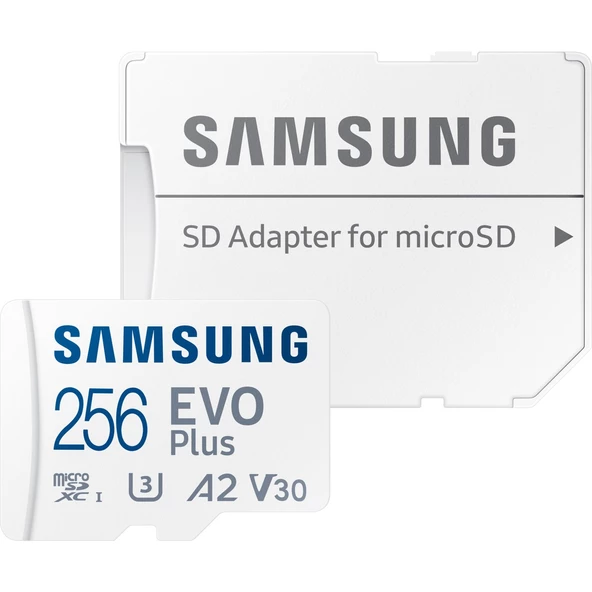 Samsung Evo Plus 256GB Microsd Hafıza Kartı A2 V30 4K 160 MB/S - 3