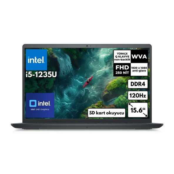 Dell  Inspiron 3520 i5-1235U 16GB 1 TBSSD 15.6" 120Hz FHD Windows 11 Home I352010030U BT134