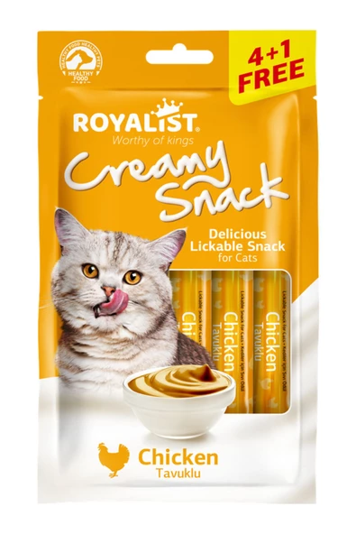 Royalist Creamy Snack Tavuklu Kedi Ödül Maması 75 gr