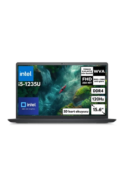 Dell  Inspiron 3520 i5-1235U 32 GB 4 TBSSD 15.6 120Hz FHD Windows 11 Pro I352010030U BT160