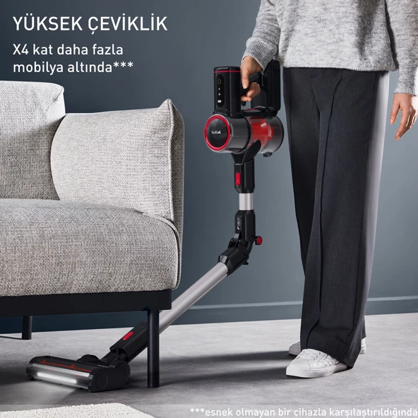 Tefal TY6T90 X-Force Flex 8.60 Max Aqua Kablosuz Şarjlı Dikey Süpürge 2211401272 - 7