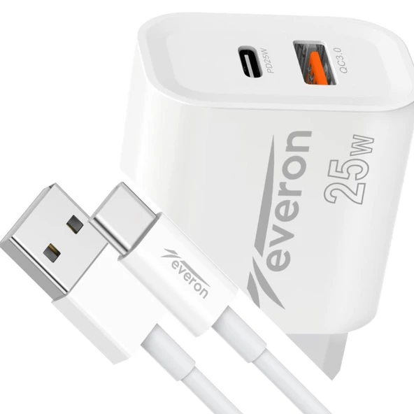 Everon 25w Usb Typec Kablolu Şarj Cihazı Evr-023-C - 3