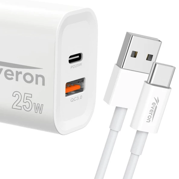 Everon 25w Usb Typec Kablolu Şarj Cihazı Evr-023-C - 2