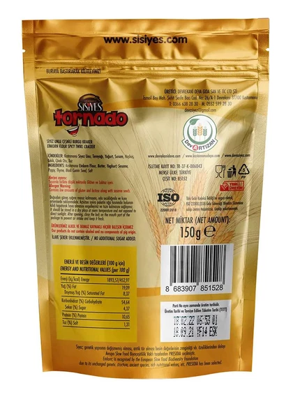 SİSİYEZ TORNADO KRAKER 150G - 2