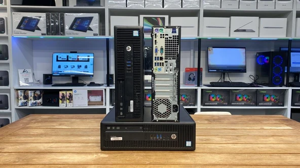 Pc Hp Prodesk 600 G2 Sff Yatay İ5 6.Nesil 8Gb Ddr4 256Gb Ssd O/B Vga Masaüstü Kurumsal Ofis Bilgisay