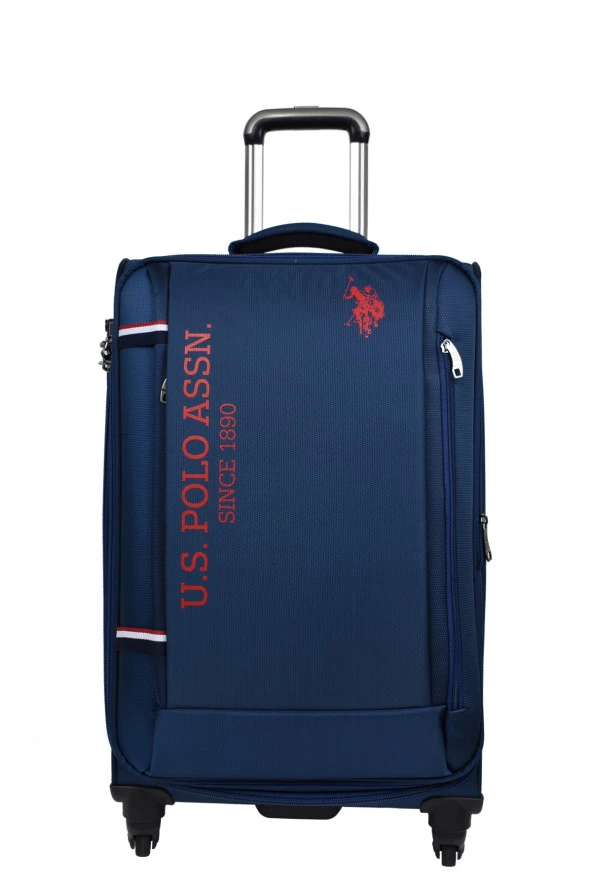 U.S. Polo Assn. Valiz Orta Boy Kumaş Valiz Lacivert - Resim 2