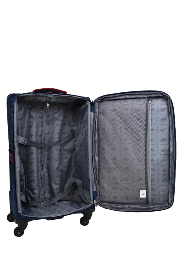 U.S. Polo Assn. Valiz Orta Boy Kumaş Valiz Lacivert - Resim 5