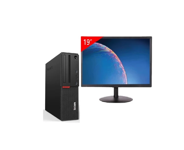 Dell 2.El Pc Mini Lenovo Thınkcentre M700 Sff (Yatay) İ5 6.Nesil 8Gb Ddr4 120Gb Ssd O/B 19" Lcd Moni