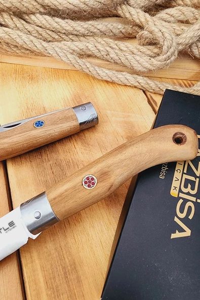 Ceviz Sap Çakı Kamp Çakısı Outdoor Piknik Çakısı Bahçe Çakısı Mutfak Bıçak Bıçağı (ÇK115) - 3