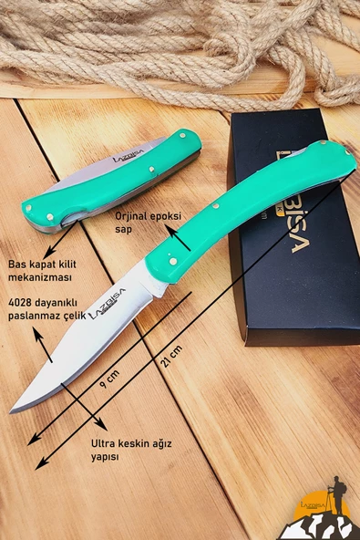 Epoksi Sap Çakı Kamp Çakısı Outdoor Piknik Çakısı Bıçağı Mutfak Bıçak Bıçağı ( Çk202 ) - 4