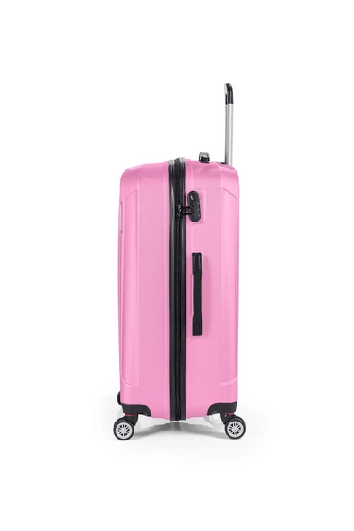 Spring Model Pembe Renk 2'li Valiz Seti Kabin + Orta - 3