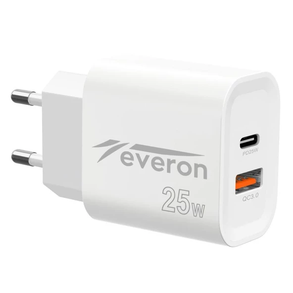 Everon 25W Pd Usb Typec Girişli Hızlı Şarj Cihazı EVR-023