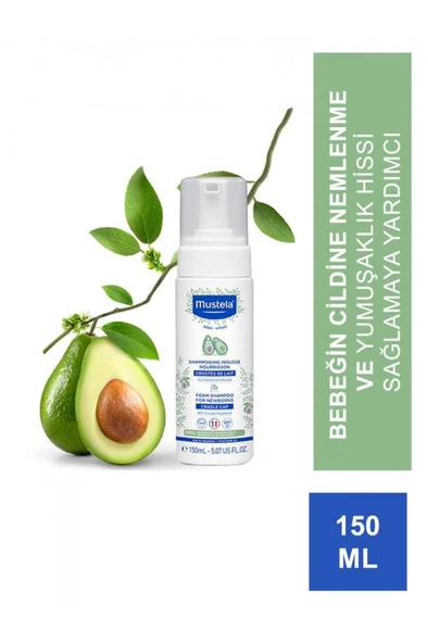 Mustela Yenidoğan Köpük Şampuanı 150 Ml-SKT:02/2027