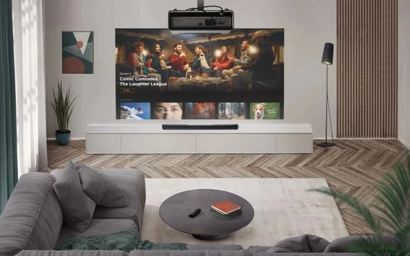 ViewSonic X1-4K Pro 4K HDR Google TV Akıllı LED Projeksiyon Cihazı - Resim 10