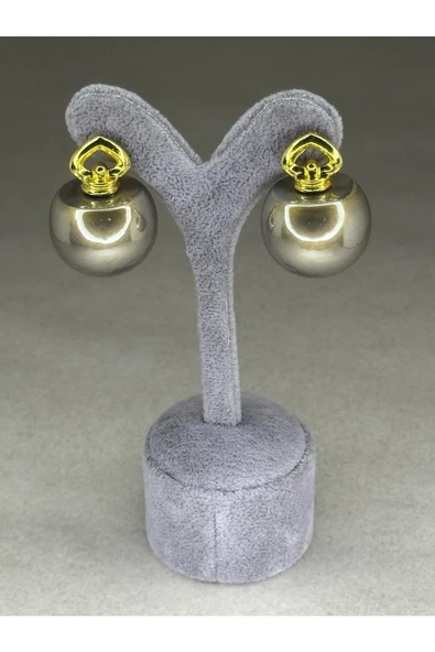 Gold detaylı toplu küpe