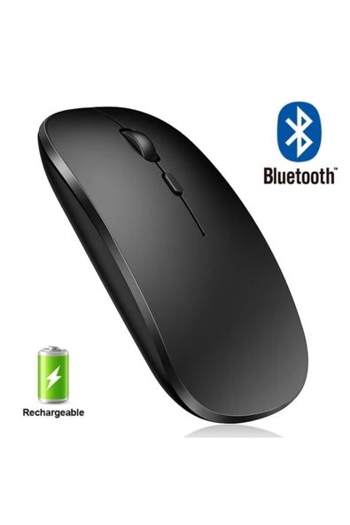 Şarjlı 2.4ghz Kablosuz Mouse Sessiz Tıklama