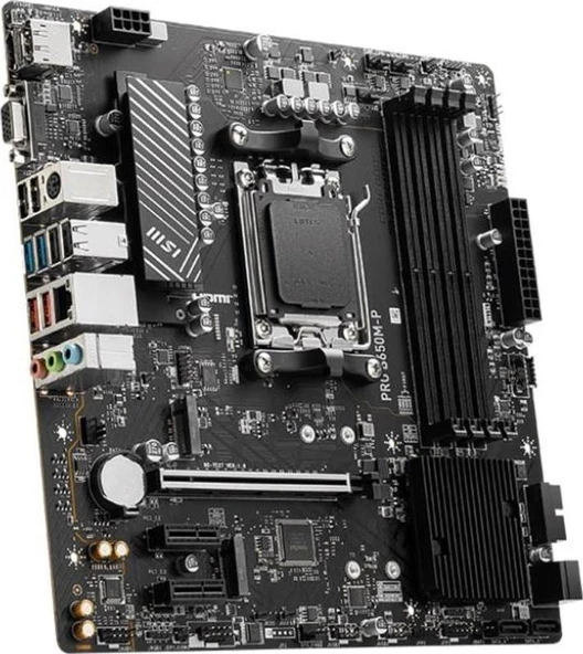 MSI MB PRO B650M-P AM5 DDR5 6000MHZ(OC) HDMI DP VGA 2X M.2 USB3.2 2.5G LAN MATX - 9