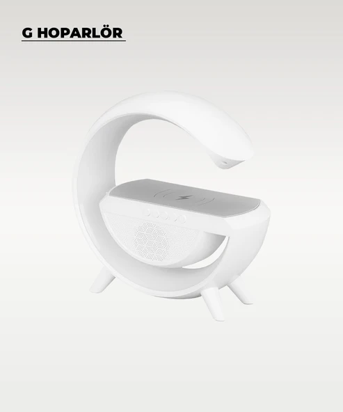 RGB Ledli ve Kablosuz Telefon ŞarjlI Bluetooth G Hoparlör - Resim 4