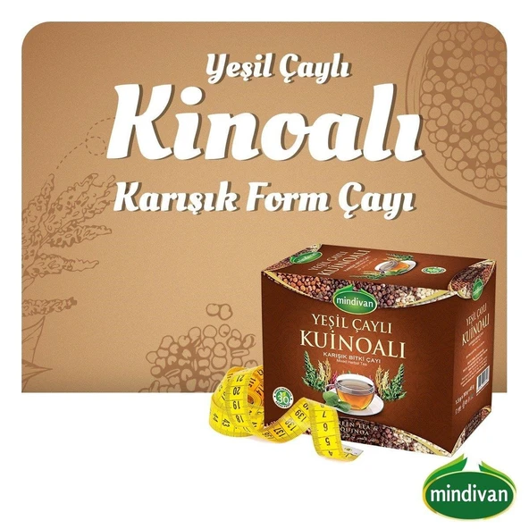 Yeşil Çaylı Kinoa Çayı 30 Süzen Poşet 4 Kutu - 3
