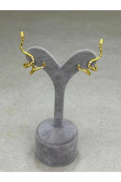Gold yılan küpe - 2