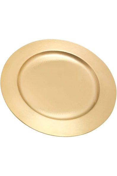 Lüks Plastik Mika Yuvarlak Tabak 23 cm - 3
