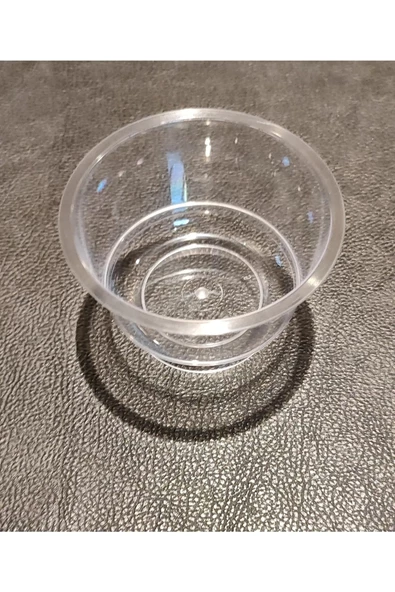 Sunum Kasesi Magnolya Dondurma Puding Tatlı Meze Salata Cup Kabı Sert Plastik Mika Sunumluk - 3