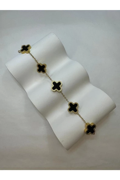 çelik çift taraflı van cleef bileklik - 7
