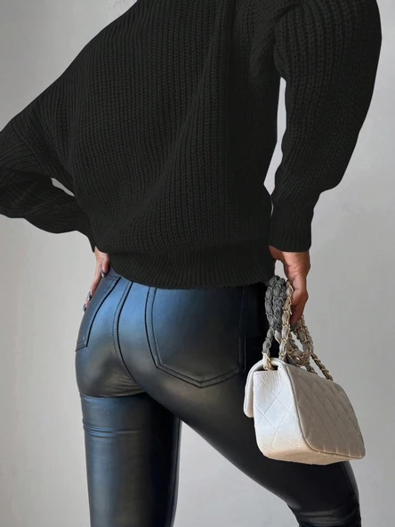 Kadın önü Düğmelitriko Hırka - 9