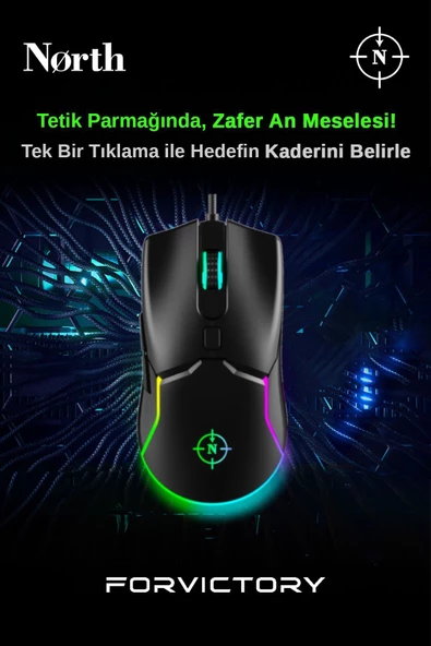 Rgb Kablolu 7.200 Dpı Profesyonel Makrolu Fps Gaming Oyuncu Mouse