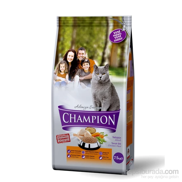 Champion Tavuk Etli Yetişkin Kedi Maması 15 Kg