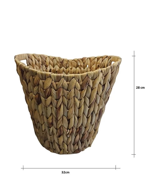 Panalı Naturel Oval Kulplu Derin Sepet Küçük Boy PNL22102S