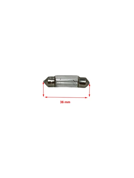 Photon 12 V C5W 36 mm Halojen Sofit Tavan Bagaj Ampulü 10 Adet - 2