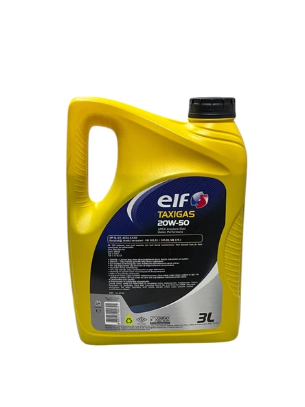 Elf Taxigas 20W-50 Lpg Motor Yağı 3 Litre - 4