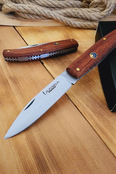 Ceviz Sap Çakı Kamp Çakısı Outdoor Piknik Çakısı Bahçe Çakısı Mutfak Bıçak Bıçağı (ÇK128) - 2