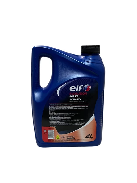 Elf Evolution 500 TS 20W-50 Motor Yağı 4 Litre - 4