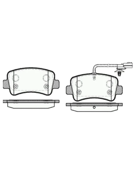 Mga Nissan NV400 2.3 DCi 2012-2022 Tek Teker Arka Fren Balatası Takım - 5