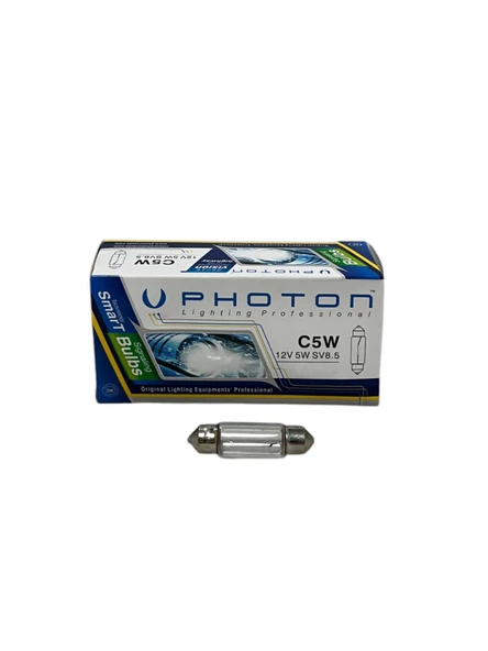 Photon 12 V C5W 36 mm Halojen Sofit Tavan Bagaj Ampulü 10 Adet