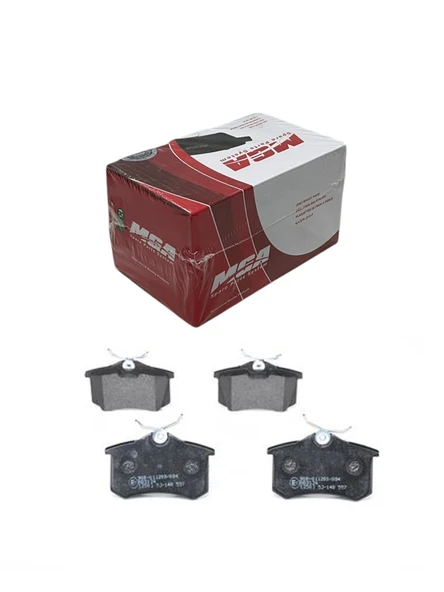 Mga Audi A2 2000-2005 Tırnaklı Tip Arka Fren Balatası Takım
