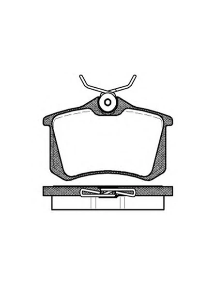 Mga Peugeot 307 2001-2009 Tırnaklı Tip Arka Fren Balatası Takım - 3