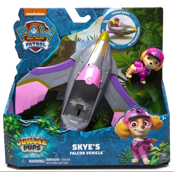 Paw Patrol Skye's Falcon Vehicle Jungle Pups