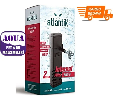 Atlantik 600F İç Filtre 3 W 300 L/H - Akvaryum İç Filtresi ürün görseli 1