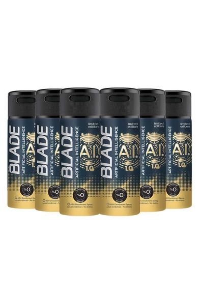 Blade Artificial Intelligence 1.0 Erkek Deodorant 6x150 ml