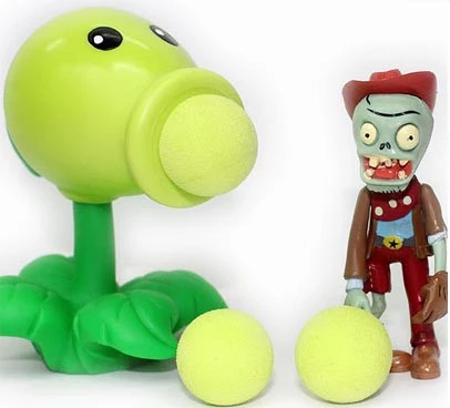 Plants And Zombies Zombi Ve Bitkiler + figür + toplar - 4