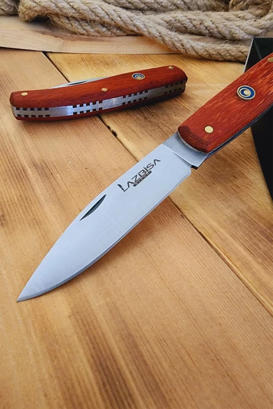 Paduk Sap Çakı Kamp Çakısı Outdoor Piknik Çakısı Bahçe Çakısı Mutfak Bıçak Bıçağı (ÇK126) - 2