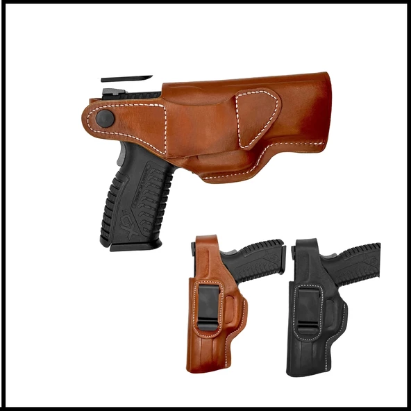 Uyguna-Yakala Belt Maşalı Tabanca Kılıfı Canik 55 TP-9 SF-VAK.415