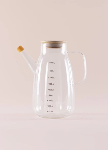 The Mia Bamboo Cam Zeytinyağı Şişesi 900 cc SSE0040 - 3