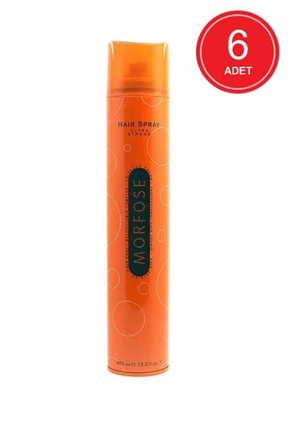 Morfose Ultra Strong Saç Spreyi 6 x 400 ML