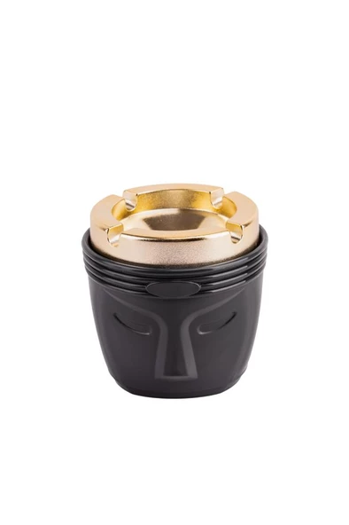 King Kokusuz Gold Küllük, Kokusuz Dumansız Yuvarlak Küllük - Resim 8