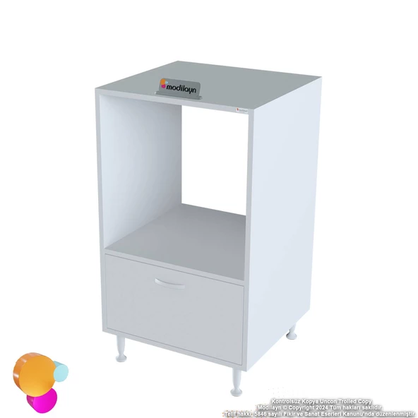 Modilayn UTKU Ankastre Fırın 1 Alt Kapaklı Dolap - 5