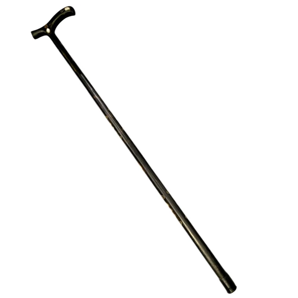 Sedef ve Telkari İşlemeli İnce Baston No1